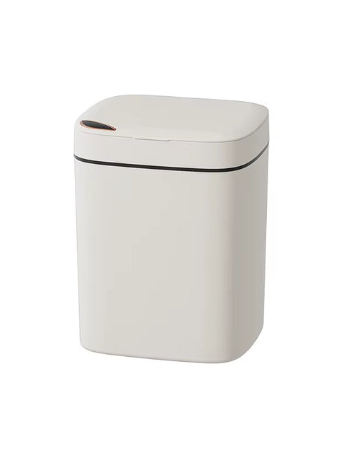 Load image into Gallery viewer, Smart Bathroom Trash Can- White Non-Contact Sensor &amp; Automatic Bagging for Smart Homes 16L
