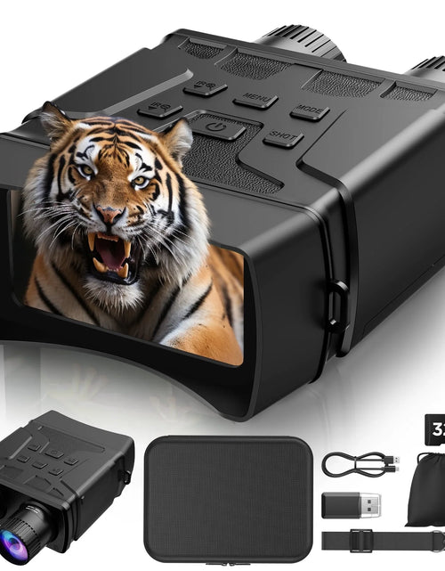 Load image into Gallery viewer, Night Vision Goggles, 7 Level Infrared Digital Night Vision Binoculars 32GB HD Photo and Video Capture, Type-C Rechargeable
