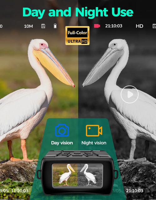 Load image into Gallery viewer, Night Vision Goggles, 7 Level Infrared Digital Night Vision Binoculars 32GB HD Photo and Video Capture, Type-C Rechargeable
