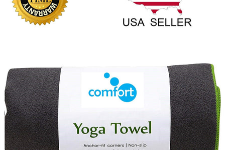 Yoga Mat Towel Non Slip Super Soft Sweat Absorbent Quick Drying Eco Friendly