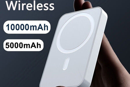 10000Mah Power Bank Magnetic Battery Pack Wireless Charger