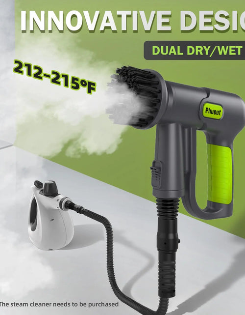 Load image into Gallery viewer, CleanPro Pressurized Handheld Steam Cleaner &amp; Rechargeable Spin Scrubber – Powerful, Portable Cleaning for Every Surface
