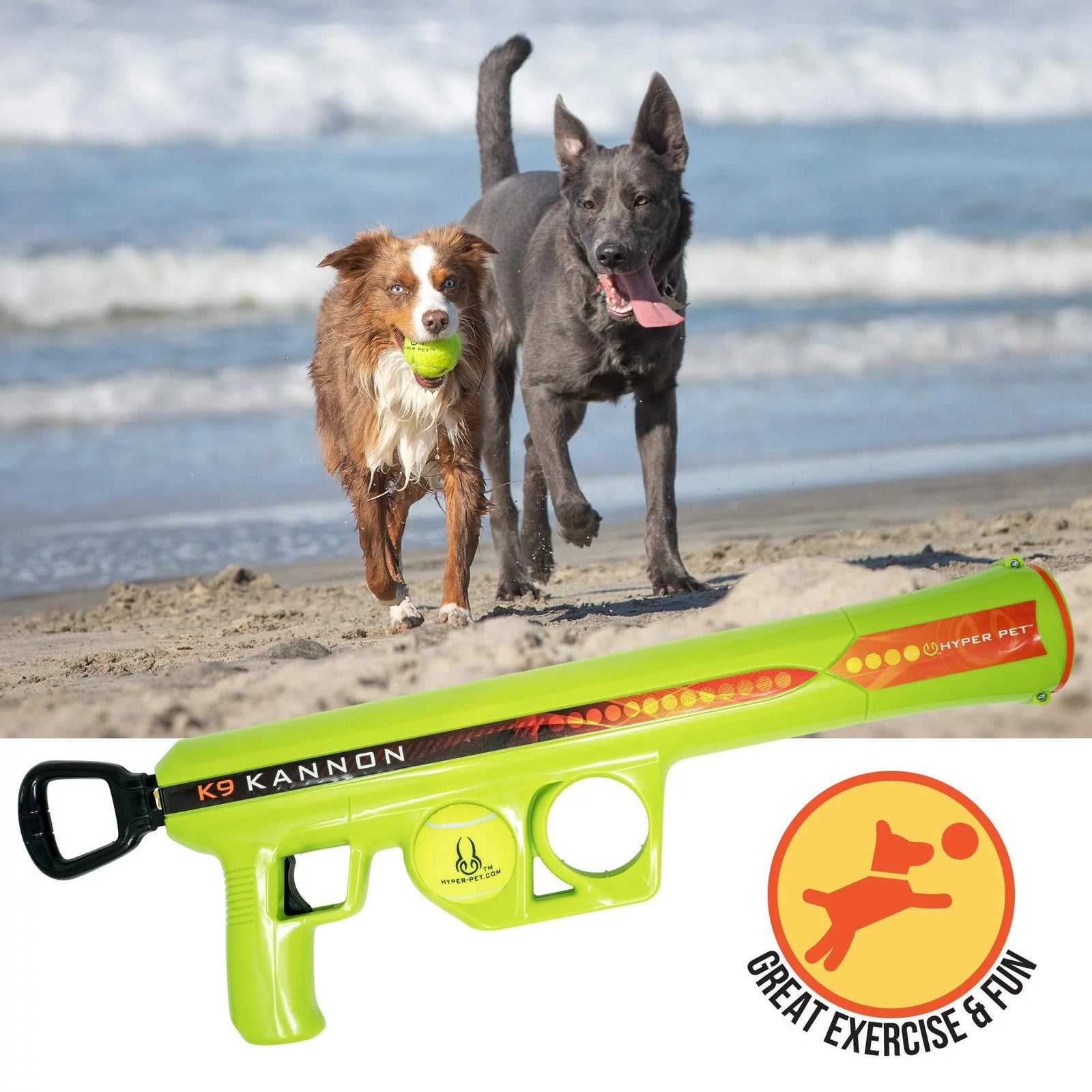 K9 Kannon K2 Juguete Interactivo Para Perro Lanzador De Pelotas