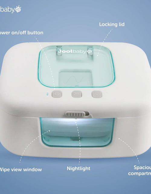 Load image into Gallery viewer, Baby Wipe Warmer &amp; Dispenser with LED Changing Light &amp; On/Off Switch by

